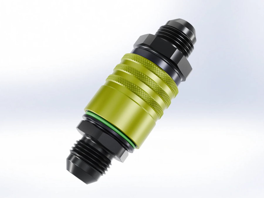 Darstellung Pull Type Schnelltrennkupplung SF Motorsporttechnik
